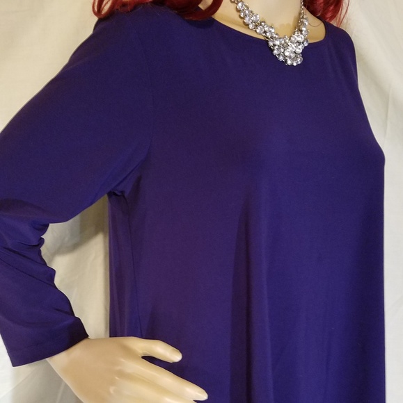 Attitudes by Renee Tops - Purple Hi-low Attitudes by Renee top